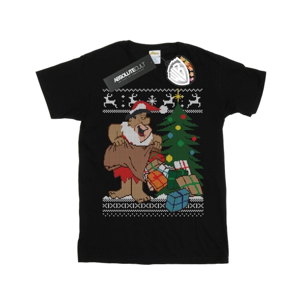 The Flintstones Boys Jul Fair Isle T-Shirt 5-6 År Svart Black 5-6 Years