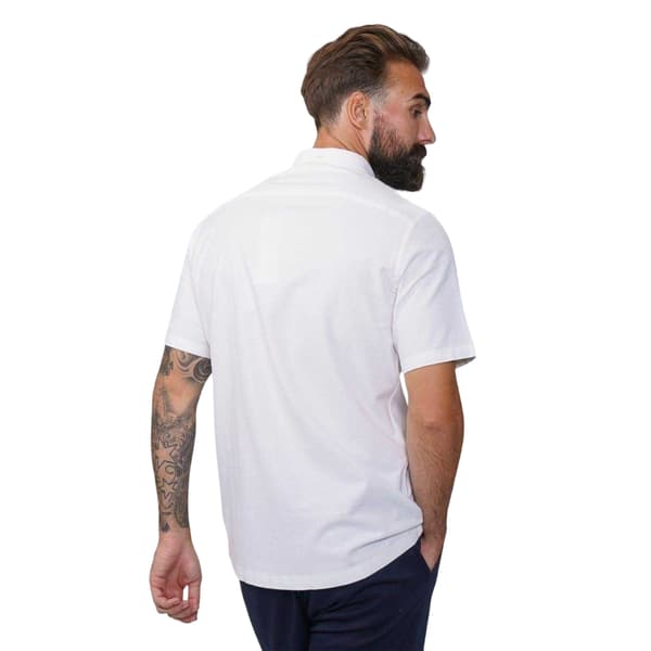 Firetrap Herr Klassisk Oxford Skjorta L Vit White L