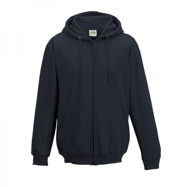 Awdis Plain Mens Hooded Full Zip Hoodie / Zoodie 2XL Oxford Nav Oxford Navy 2XL