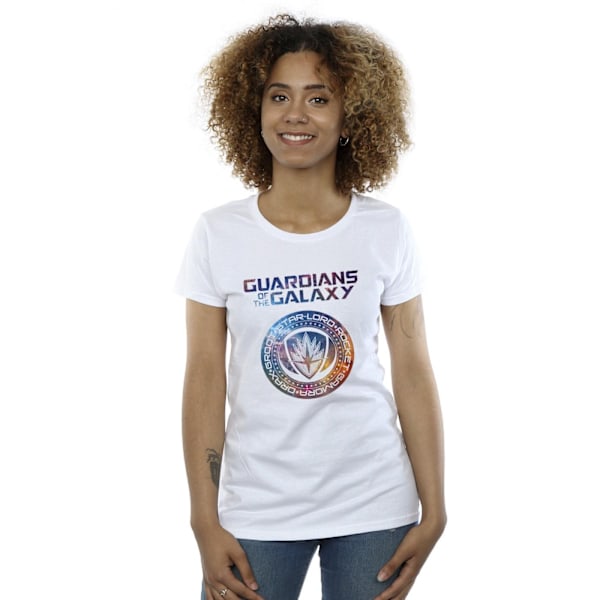 Marvel Womens/Ladies Guardians Of The Galaxy Stars Fill Logo Co White S