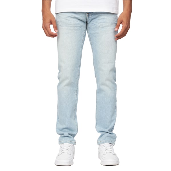 Crosshatch Buraca Slim Jeans 34R Ljus Tvätt Light Wash 34R