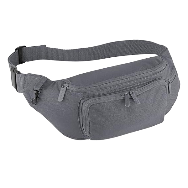 Quadra Enkelt Midjeväsk, One Size, Grafit Graphite One Size