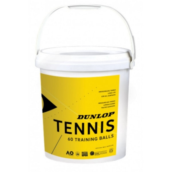 Dunlop-Slazenger Tennisbollar (Förpackning om 60) En Storlek Gul/Svart Yellow/Black One Size