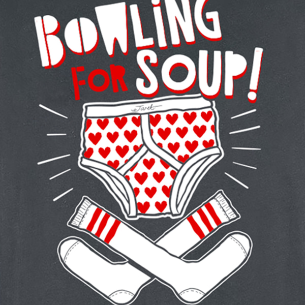 Amplified Unisex Vuxenbyxor och Strumpor Bowling For Soup Tank Top Charcoal S