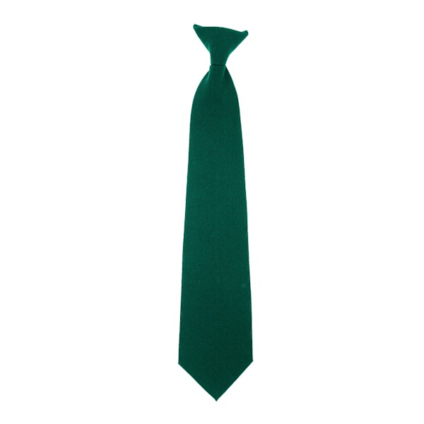 Yoko Clip-On Tie One Size Flaskegrön Bottle Green One Size