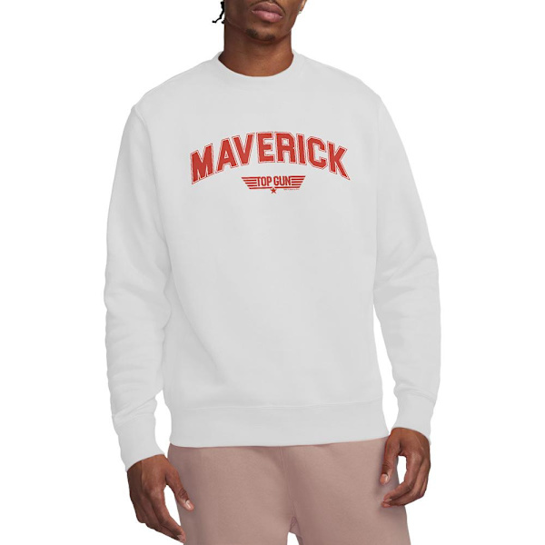 Top Gun Unisex Vuxen Maverick Varsity Sweatshirt XL Vit White XL