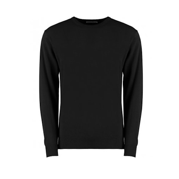 Kustom Kit Herr Regular Fit Arundel Crew Neck Tröja L Svart Black L