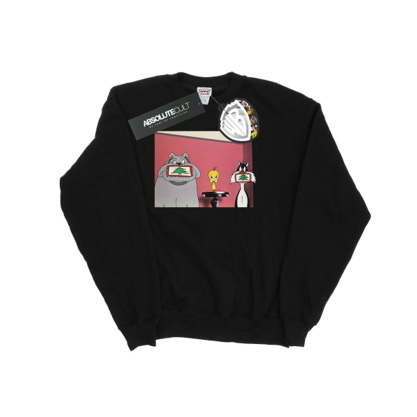 Looney Tunes Julvykortströja för män 3XL svart Black 3XL