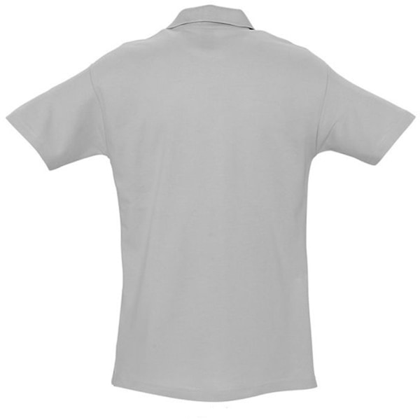 SOLS Herr Spring II Kortärmad Tungvikts Poloskjorta 4XL Grå Grey Marl 4XL