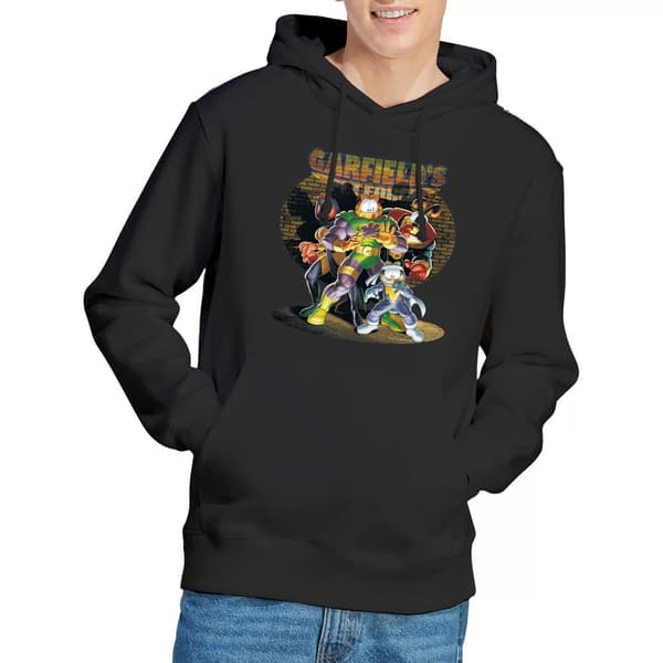 Garfield Herr Spotlight Hoodie M Svart Black M