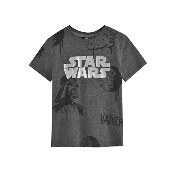 Star Wars Pojkar Darth Vader T-shirt 5-6 år Grå Grey 5-6 Years