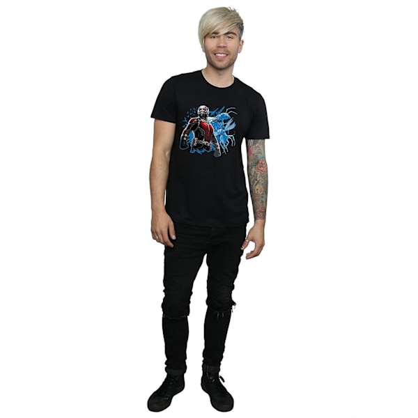 Ant-Man Herr Stående Bomull T-shirt M Svart Black M