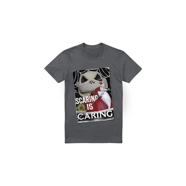 The Nightmare Before Christmas Herr Scaring Is Caring T-Shirt X Charcoal XXL