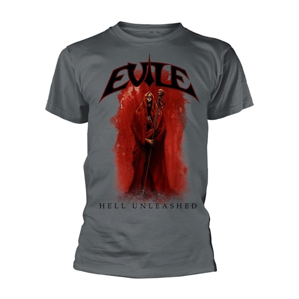 Evile Unisex Adult Hell Unleashed T-Shirt XL Grå Grey XL