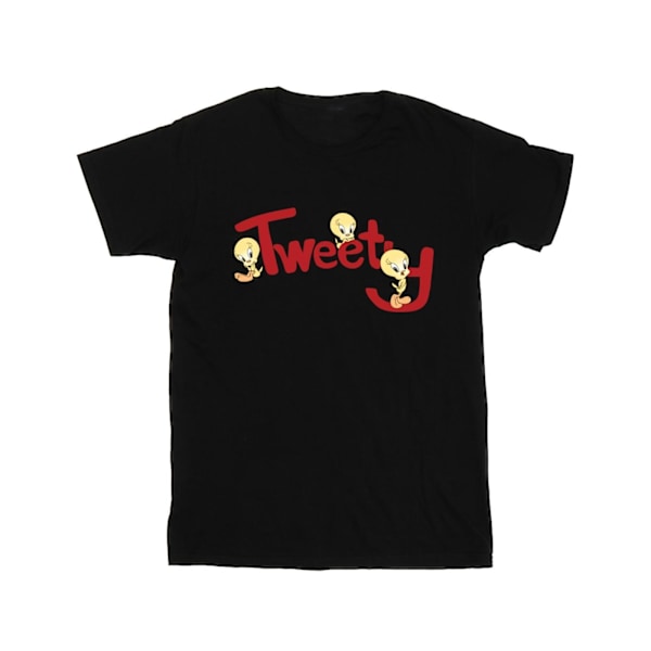 Looney Tunes Boys Tweety Trio T-shirt 7-8 år Svart Black 7-8 Years