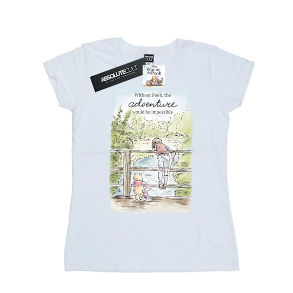 Disney Dam/Dam Winnie The Pooh Adventure Bomull T-shirt M White M