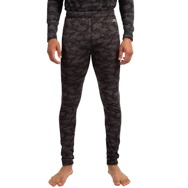 Trespass Derren Camo Base Layer Bottoms S Mörkgrå Dark Grey S