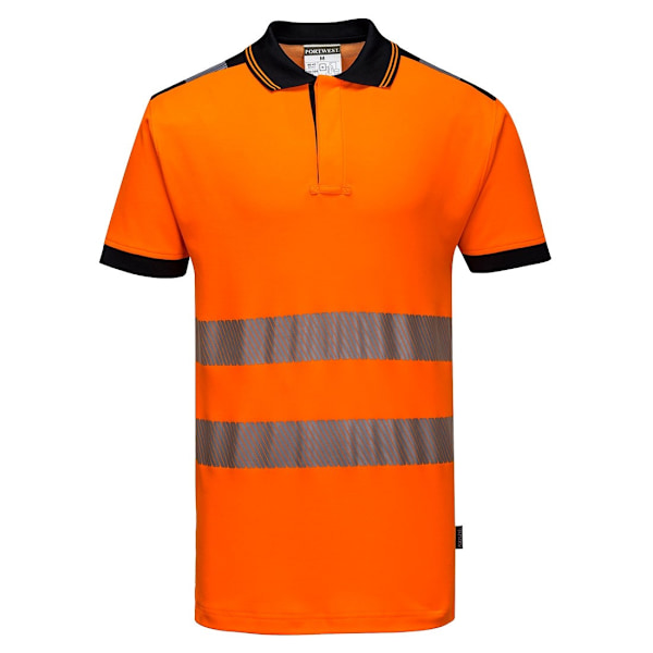 Portwest Herr PW3 Hi-Vis Poloshirt L Orange/Svart Orange/Black L