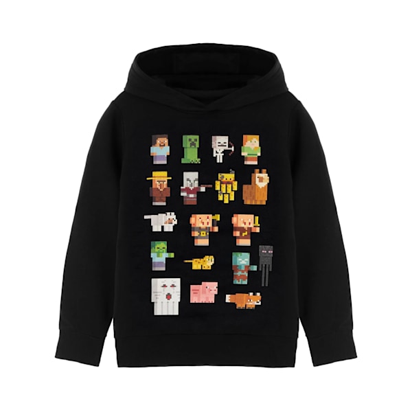 Minecraft Barn Hoodie för barn 9-10 år Svart Black 9-10 Years