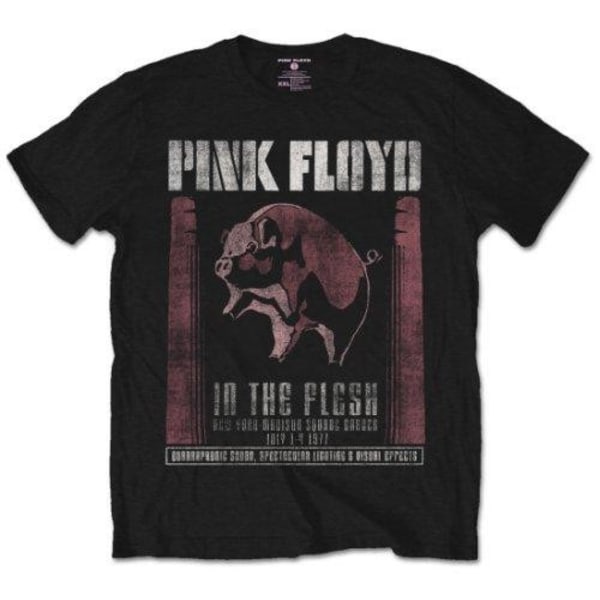 Pink Floyd Unisex Vuxen In The Flesh T-shirt S Svart Black S