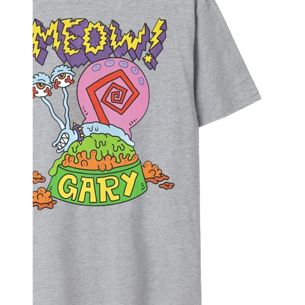 SpongeBob SquarePants Meow Gary Marl T-shirt M Grå Grey M