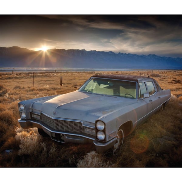 Rod Edwards End Of The Road, California Inramad Canvastavla 50c Multicoloured 50cm x 40cm