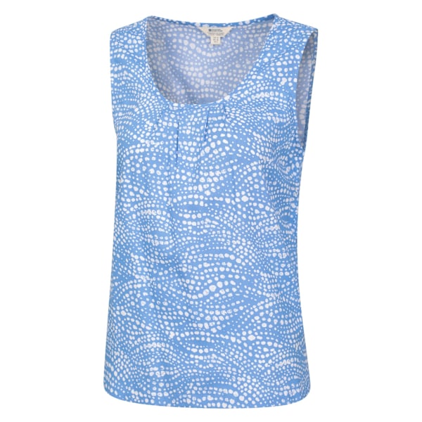 Mountain Warehouse Dam/Damer Orchid Spotted Tank Top 10 UK Blue 10 UK