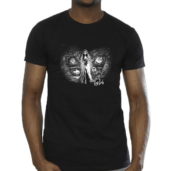 Corpse Bride Herr Emily Butterfly T-shirt M Svart Black M