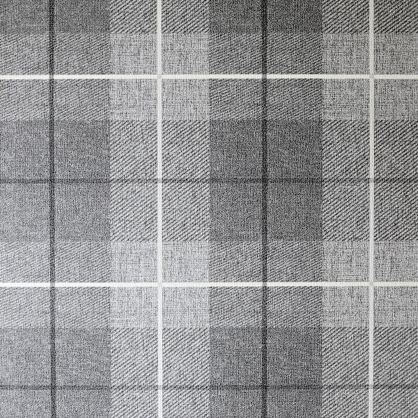 Arthouse Country Tartan Textured Wallpaper 10m x 53cm Charcoal Charcoal 10m x 53cm