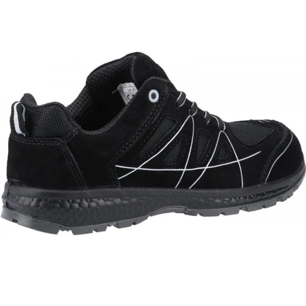 Centek Mens Mocka Safety Shoes 7 UK Black Black 7 UK