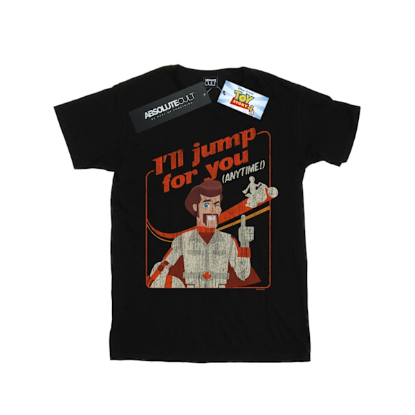 Disney Dam/Damer Toy Story 4 Duke I´ll Jump For You Bomull Black S