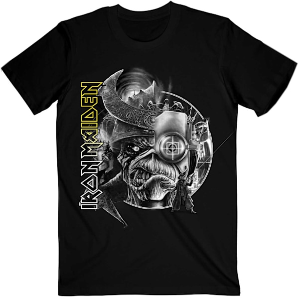 Iron Maiden Unisex Adult The Future Past Tour ´23 Greyscale T-S Black XL