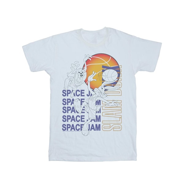 Space Jam: A New Legacy Boys Slam Dunk Alt T-Shirt 3-4 år Vit White 3-4 Years