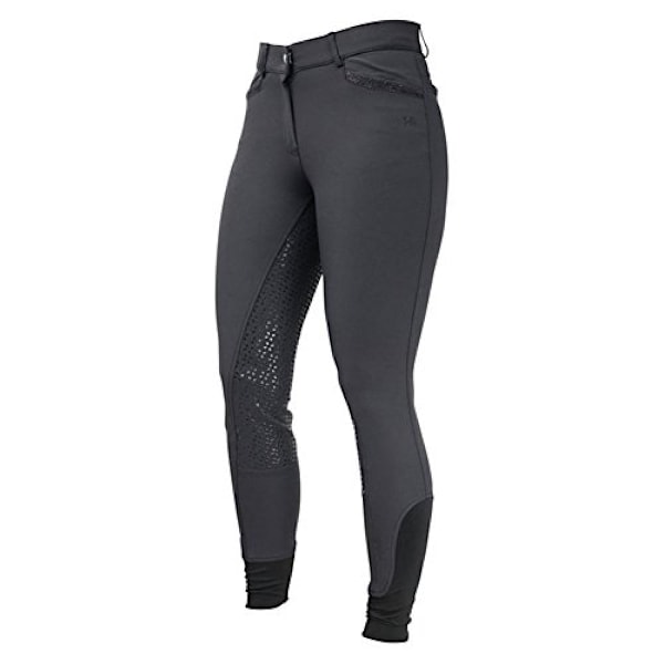 HyFASHION Dam/Dam Roka Crystal Breeches 32in Svart/Svart Black/Black Crystal 32in