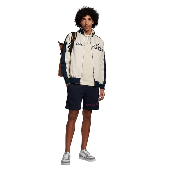 Lyle & Scott Herrsportjacka med paneler S Vit White S