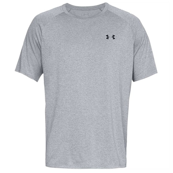 Under Armour Tech T-Shirt för män XL Ljus Stål Heather/Svart Light Steel Heather/Black XL