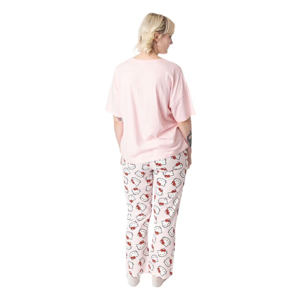 Hello Kitty Dam/Dam Kortärmad Pyjamas Set M Rosa Pink M
