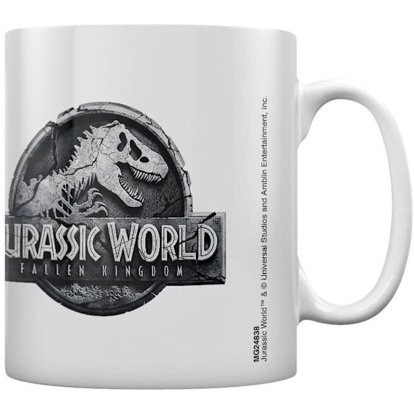 Jurassic World Logomugg En Storlek Vit/Grå White/Grey One Size