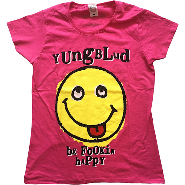 Yungblud Dam/Dam Raver Smile T-shirt M Rosa Pink M
