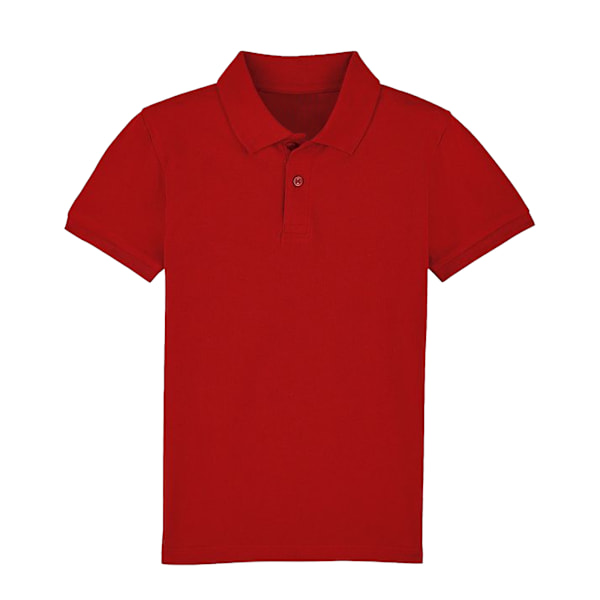 Casual Classic Barn/Kids Pikétröja 5-6 År (116cm) Röd Red 5-6 Years (116cm)