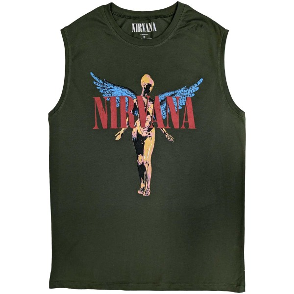 Nirvana Unisex Adult Angelic Cotton Linne L Grön Green L