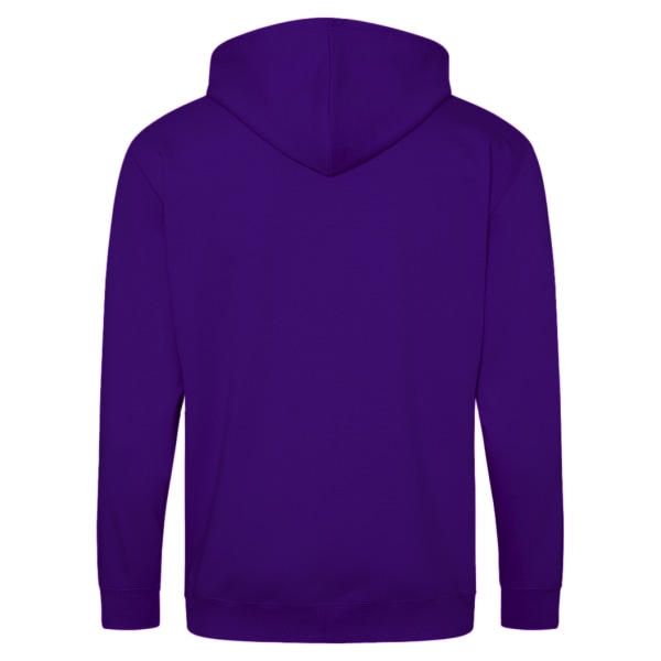 Awdis Plain Herr Huvtröja Hel Zip Hoodie / Zoodie L Lila Purple L