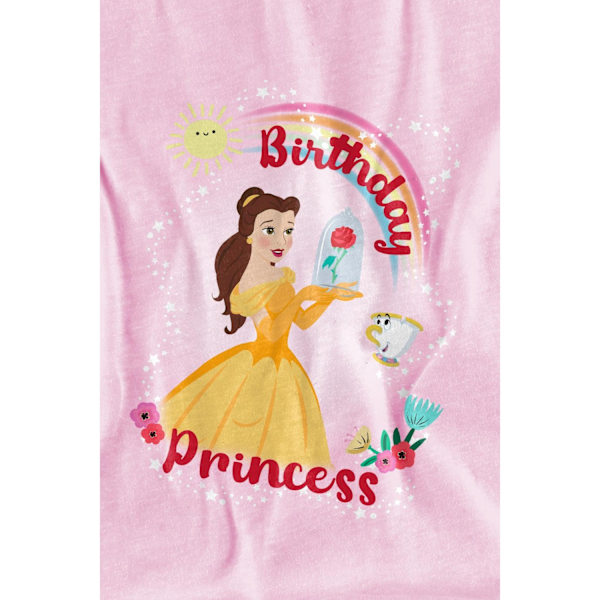 Skönheten och Odjuret Barn/Kids Födelsedag Prinsessa Belle Chi Pink 7-8 Years