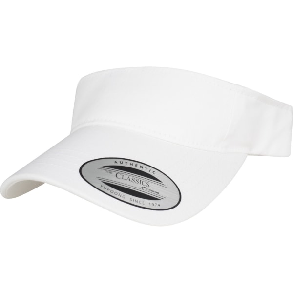 Flexfit By Yupoong Curved Visir Cap One Size Vit White One Size
