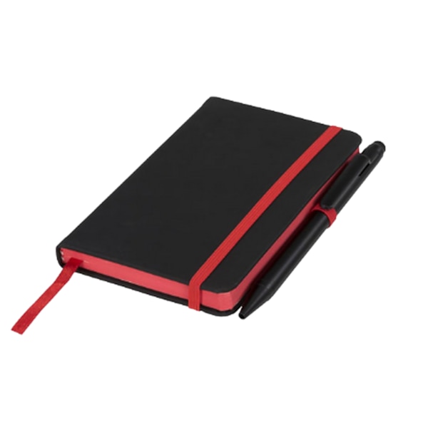 Bullet Noir Edge Notebook Medium Svart/ Röd Black/ Red Medium