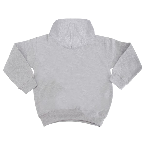 Awdis Kids Varsity Hooded Sweatshirt / Hoodie / Skolkläder 7-8 Heather Grey / French Navy 7-8