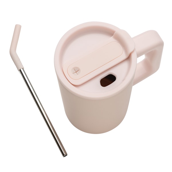XD Collection Cube Återvunnen Rostfritt Stål 800ml Resemugg På Pink One Size