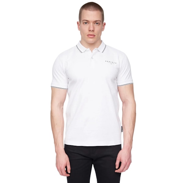Henleys Mens Kilhen Polo Shirt M Vit White M