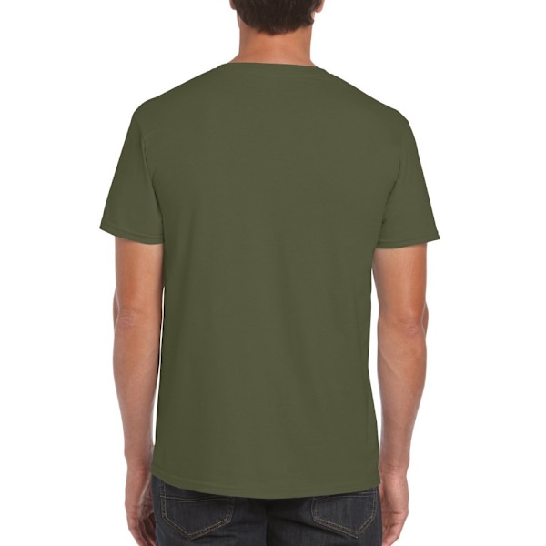Gildan Herr Kortärmad Soft-Style T-shirt L Militärgrön Military Green L