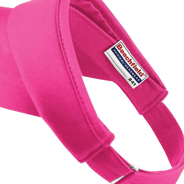 Beechfield Unisex Sports Visor / Huvudbonad One Size Fuchsia Fuchsia One Size